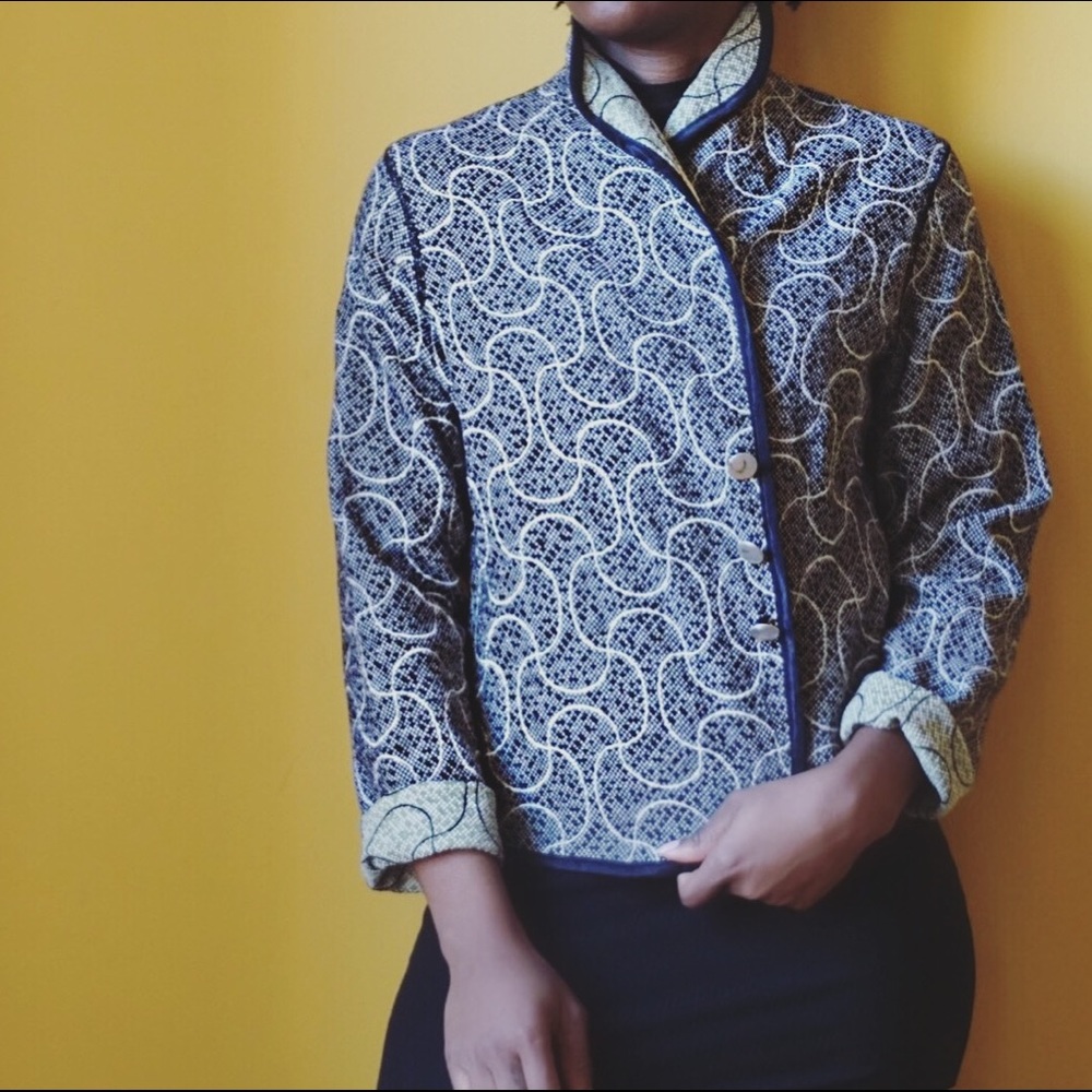 Unique double sided coat - handmade